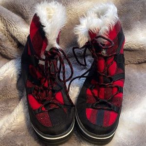Maurices Buffalo Plaid Snow Boots